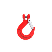G80 alloy steel forged clevis sling hook with cast latch / lifting sling hook/cast hook